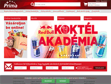 Tablet Screenshot of prima.hu